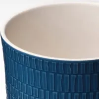 Ghiveci pentru flori Ikea Chiafron Blue / Ceramică / Pe pervaz photo 2