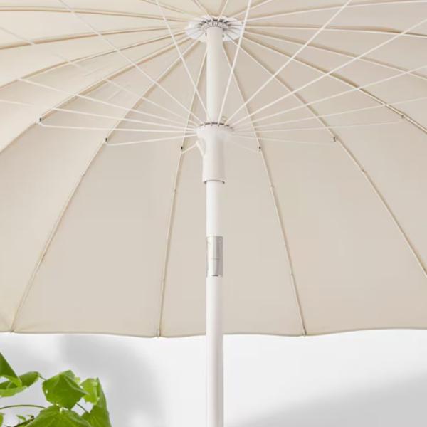 Зонт садовый Ikea Samso  Бежевый photo 2