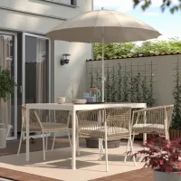 Umbrelă de grădină Ikea Samso Beige photo 5