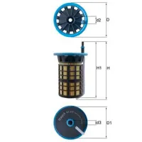 Filtru combustibil Mahle KX 515 21 mm photo 5