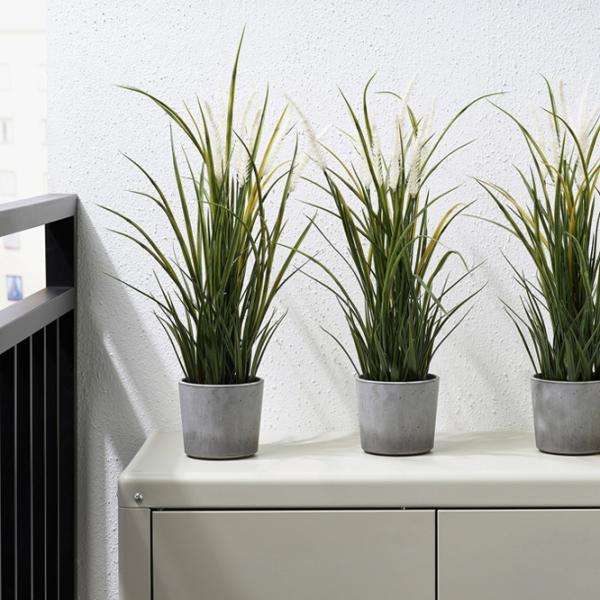 Ghiveci pentru flori Ikea Boysenbar Gray / Ciment / Pe pervaz photo 4