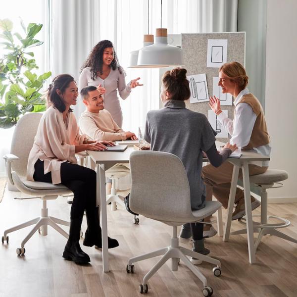 Masă de birou Ikea Trotten PAL/ Beige photo 3