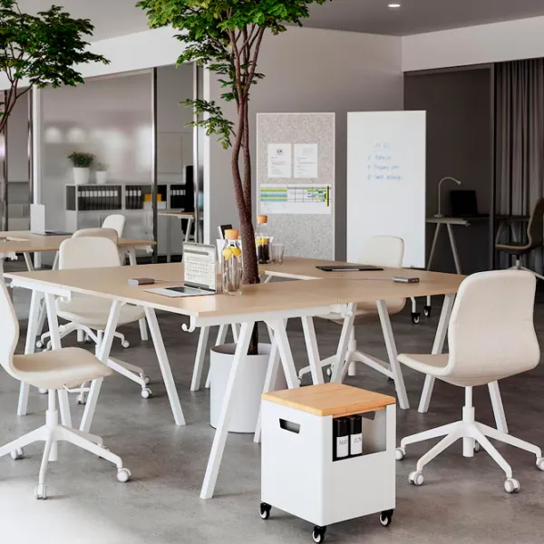 Masă de birou Ikea Trotten PAL/ Beige photo 4