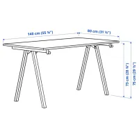 Masă de birou Ikea Trotten PAL/ Beige photo 8