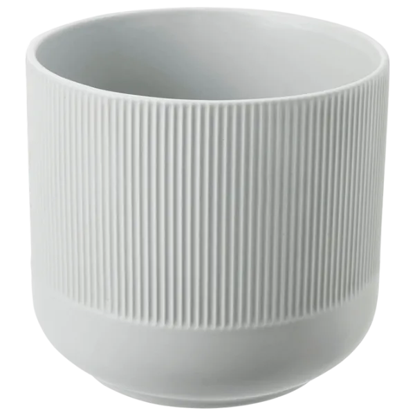 Ghiveci pentru flori Ikea Gradvis Gray / Ceramică / Pe pervaz photo 1