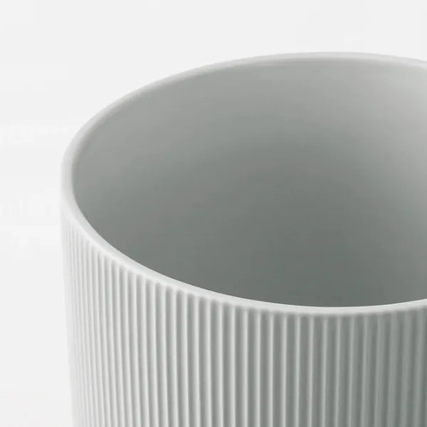 Ghiveci pentru flori Ikea Gradvis Gray / Ceramică / Pe pervaz photo 2
