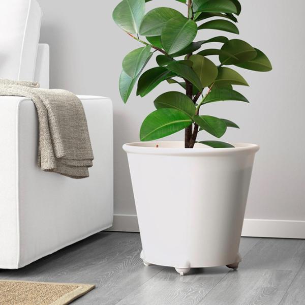 Горшок для цветов Ikea Ps Fejo Белый / Пластик / На подоконник photo 5