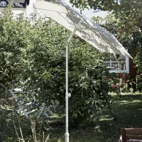 Umbrelă de grădină Ikea Tveto White Beige photo 4