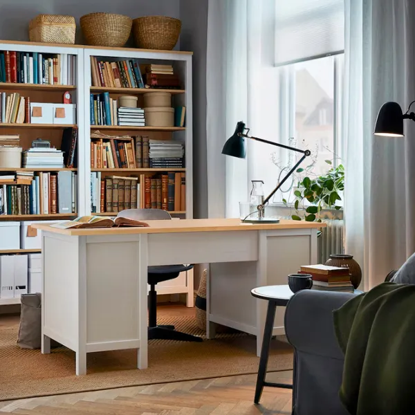 Masă de birou Ikea Hemnes PAL/ Stejar Sonoma photo 2