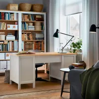 Офисный стол Ikea Hemnes ДСП/ Дуб Сонома photo 2