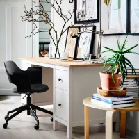 Офисный стол Ikea Hemnes ДСП/ Дуб Сонома photo 3