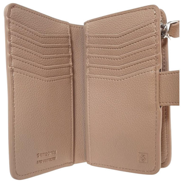 Кошелек для женщин Samsonite Brightbeyond SLG Полиэстер / Бежевый photo 2 Кошелек для женщин Samsonite Brightbeyond SLG Полиэстер / Бежевый photo 2