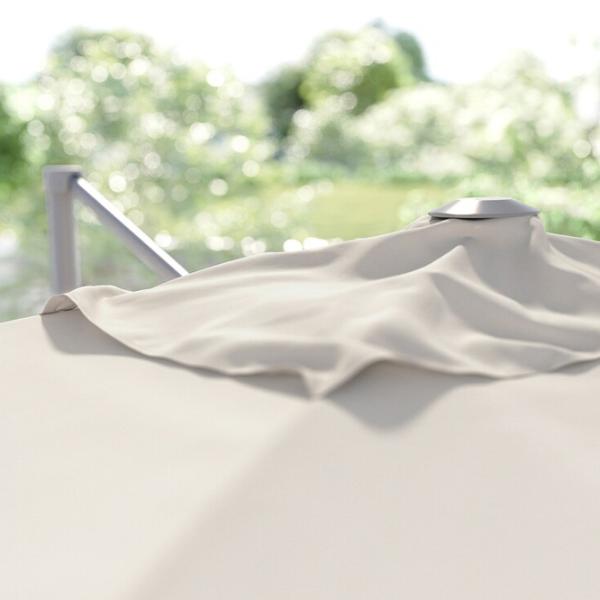 Umbrelă de grădină Ikea Svalon Beige Light Gray photo 2