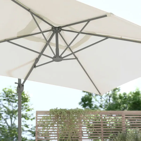 Umbrelă de grădină Ikea Svalon Beige Light Gray photo 3