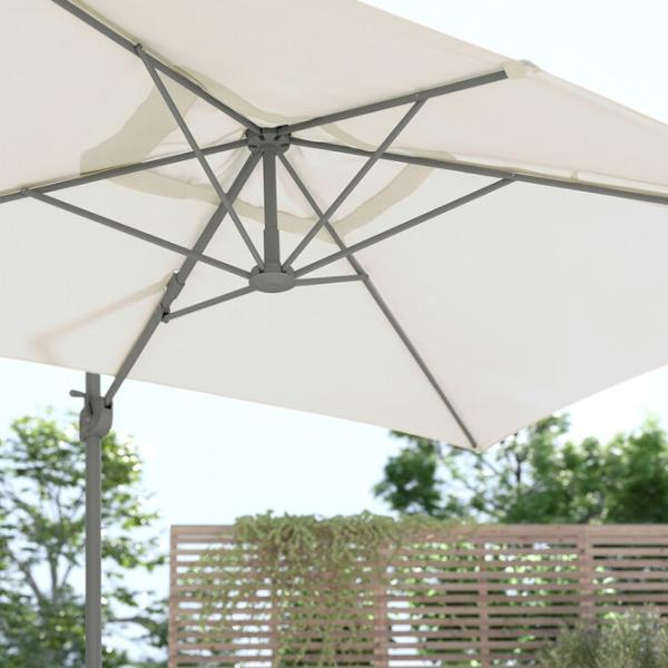 Umbrelă de grădină Ikea Svalon Beige Light Gray photo 3