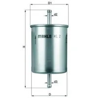 Топливный фильтр Mahle KL 2 75 мм photo 4