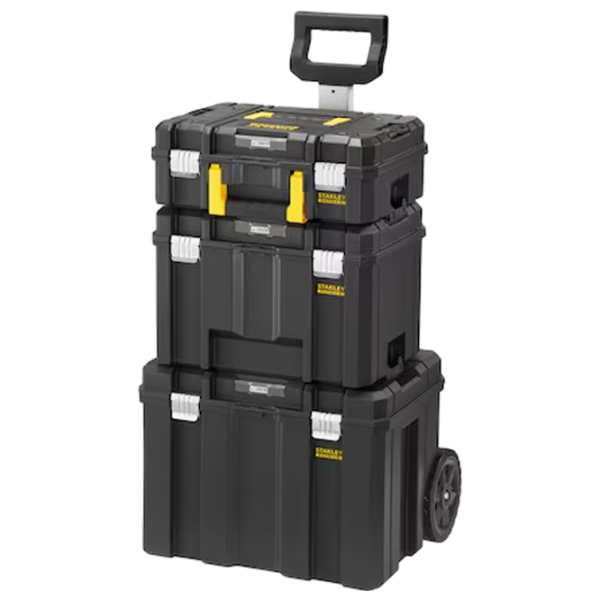 Ящик для инструментов на колесах Stanley PRO-STACK 3 шт. Пластик photo 1 Ящик для инструментов на колесах Stanley PRO-STACK 3 шт. Пластик photo 1