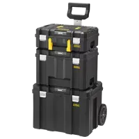 Ящик для инструментов на колесах Stanley PRO-STACK 3 шт. Пластик
