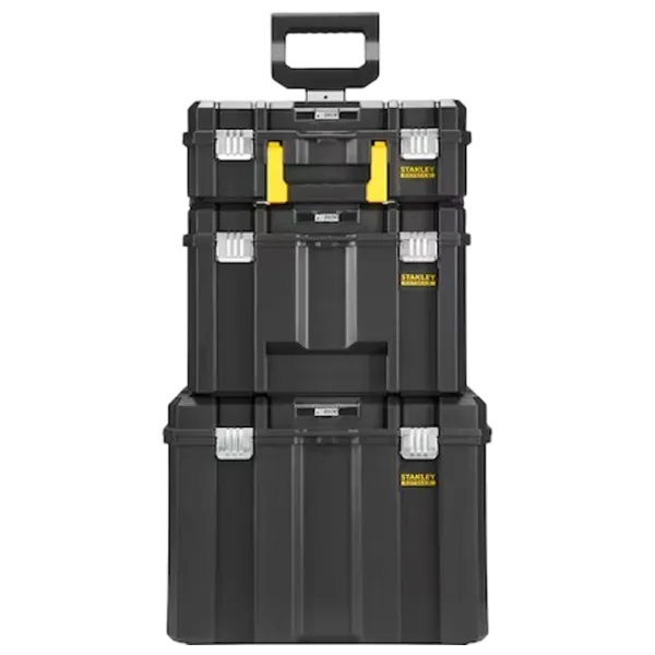Ящик для инструментов на колесах Stanley PRO-STACK 3 шт. Пластик photo 2 Ящик для инструментов на колесах Stanley PRO-STACK 3 шт. Пластик photo 2