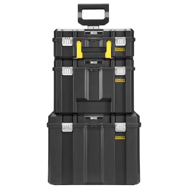 Ящик для инструментов на колесах Stanley PRO-STACK 3 шт. Пластик photo 2 Ящик для инструментов на колесах Stanley PRO-STACK 3 шт. Пластик photo 2