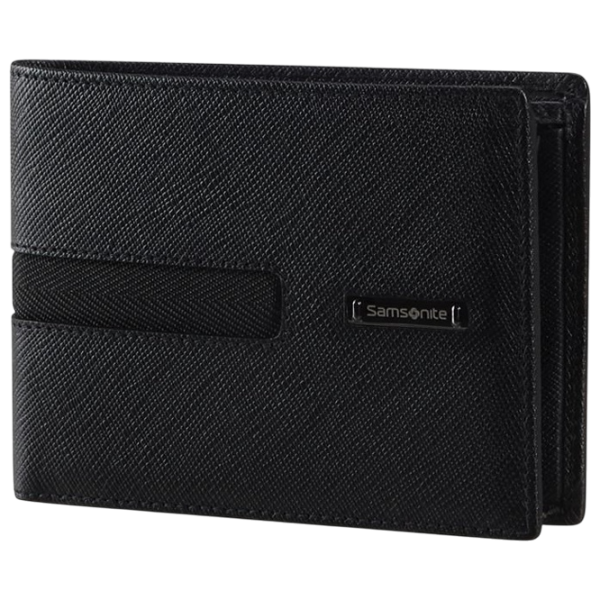 Portmoneu pentru bărbați Samsonite Relyon SLG Piele naturală / Black photo 1