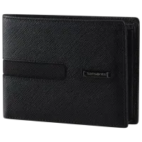 Кошелек для мужчин Samsonite Relyon SLG Натуральная кожа / Черный