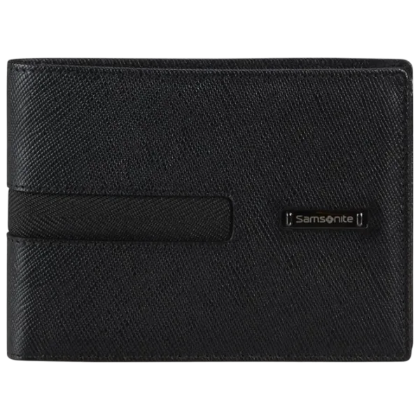 Portmoneu pentru bărbați Samsonite Relyon SLG Piele naturală / Black photo 2