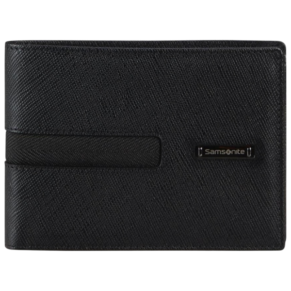 Portmoneu pentru bărbați Samsonite Relyon SLG Piele naturală / Black photo 2