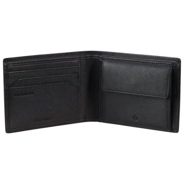 Portmoneu pentru bărbați Samsonite Relyon SLG Piele naturală / Black photo 3