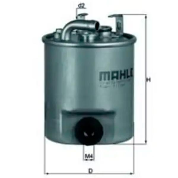 Filtru combustibil Mahle KL 195 10 mm photo 4 Filtru combustibil Mahle KL 195 10 mm photo 4