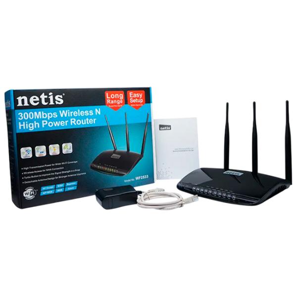 Wi-Fi Роутер WF2533 Netis  / / Черный photo 5