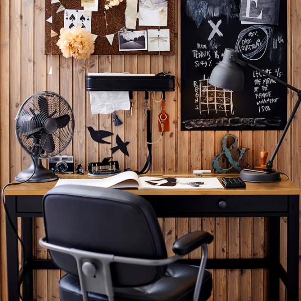 Masă de birou Ikea Hemnes PAL/ Stejar Sonoma photo 3