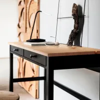 Masă de birou Ikea Hemnes PAL/ Stejar Sonoma photo 4