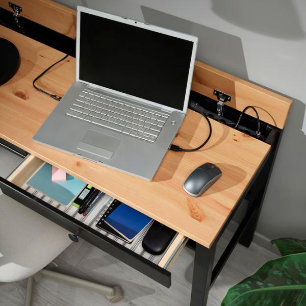 Masă de birou Ikea Hemnes PAL/ Stejar Sonoma photo 5