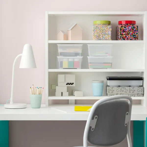 Masă de birou Ikea Pahl MDF/ White photo 4