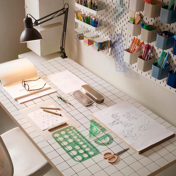 Офисный стол Ikea Lagkapten/Narspel ДСП/ Антрацит photo 3 Офисный стол Ikea Lagkapten/Narspel ДСП/ Антрацит photo 3