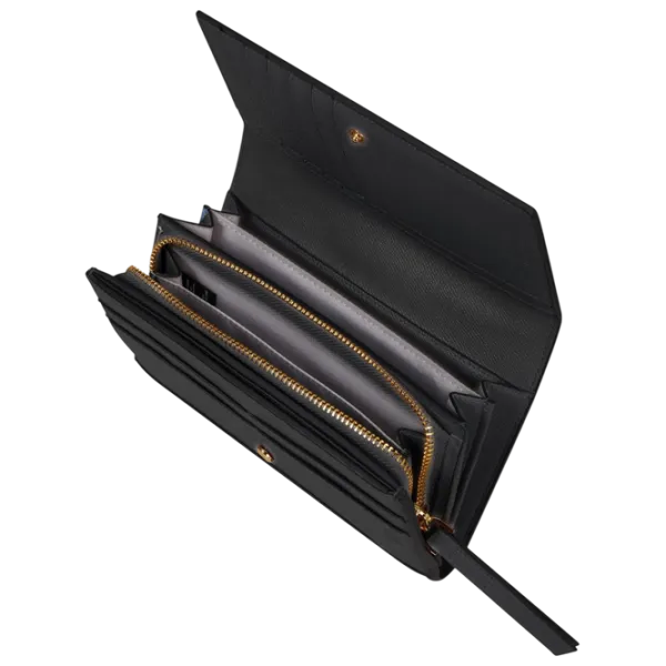 Кошелек для женщин Samsonite Chromate SLG Полиуретан / Черный photo 2 Кошелек для женщин Samsonite Chromate SLG Полиуретан / Черный photo 2