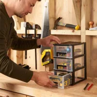 Organizator cu sertare Stanley STST40711-1 1 bucată Plastic photo 3