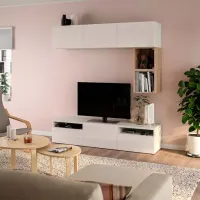 Living Ikea Besta/Eket Modulară / White photo 3