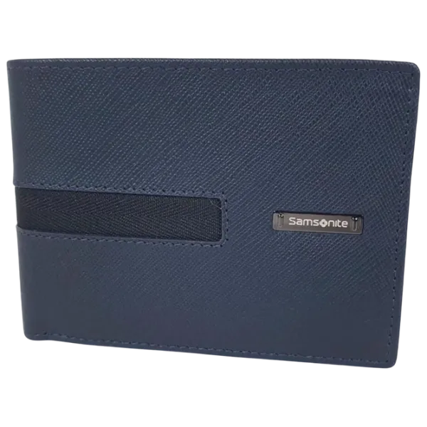 Кошелек для мужчин Samsonite Relyon SLG Натуральная кожа / Синий photo 1 Кошелек для мужчин Samsonite Relyon SLG Натуральная кожа / Синий photo 1