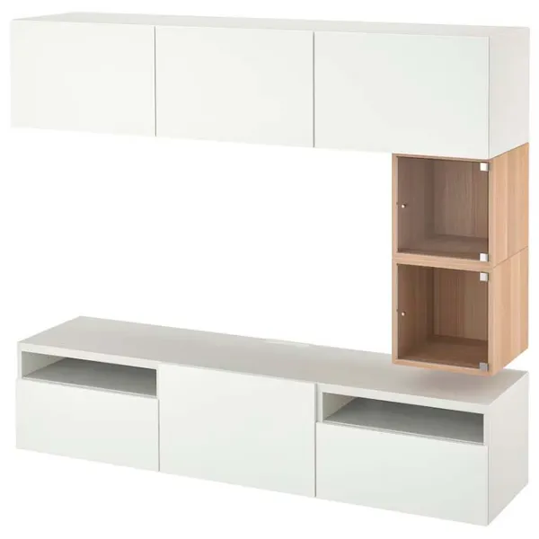 Living Ikea Besta/Eket Modulară / White photo 1 Living Ikea Besta/Eket Modulară / White photo 1