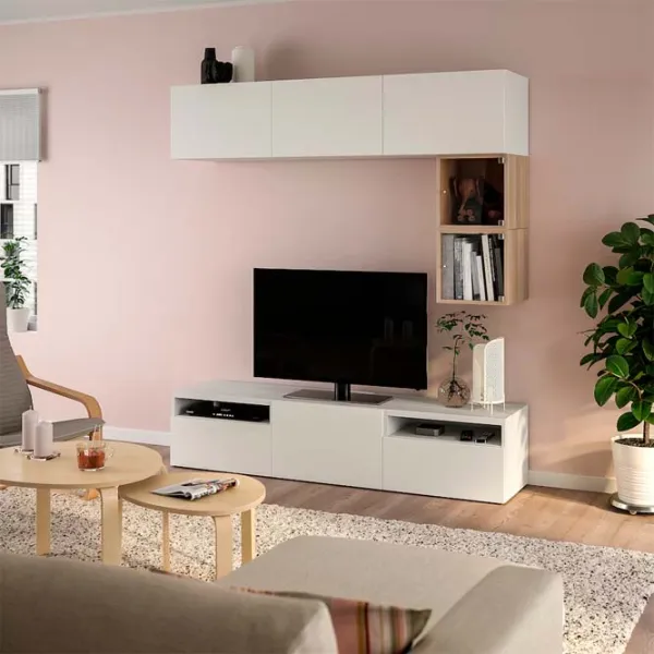 Living Ikea Besta/Eket Modulară / White photo 3 Living Ikea Besta/Eket Modulară / White photo 3