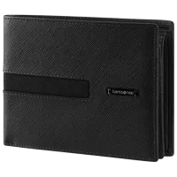 Кошелек для мужчин Samsonite Relyon SLG Натуральная кожа / Черный