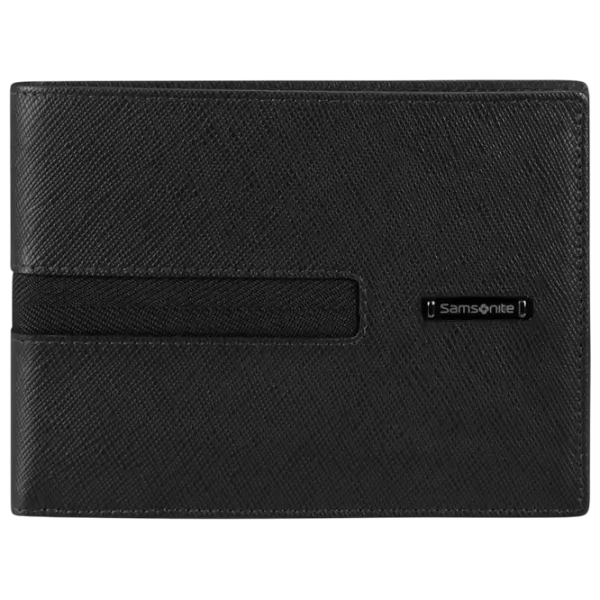 Portmoneu pentru bărbați Samsonite Relyon SLG Piele naturală / Black photo 2 Portmoneu pentru bărbați Samsonite Relyon SLG Piele naturală / Black photo 2
