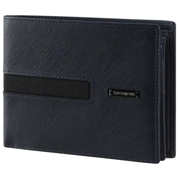 Portmoneu pentru bărbați Samsonite Relyon SLG Piele naturală / Dark Blue photo 1 Portmoneu pentru bărbați Samsonite Relyon SLG Piele naturală / Dark Blue photo 1