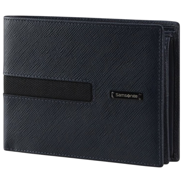 Portmoneu pentru bărbați Samsonite Relyon SLG Piele naturală / Dark Blue photo 1 Portmoneu pentru bărbați Samsonite Relyon SLG Piele naturală / Dark Blue photo 1