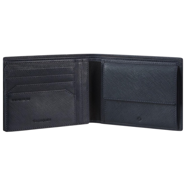 Portmoneu pentru bărbați Samsonite Relyon SLG Piele naturală / Dark Blue photo 3 Portmoneu pentru bărbați Samsonite Relyon SLG Piele naturală / Dark Blue photo 3