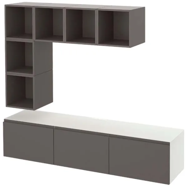 Living Ikea Besta/Eket Modulară / Gray photo 1 Living Ikea Besta/Eket Modulară / Gray photo 1