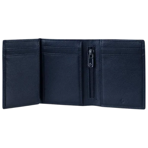 Portmoneu pentru bărbați Samsonite Eluxe SLG Piele naturală / Blue photo 2 Portmoneu pentru bărbați Samsonite Eluxe SLG Piele naturală / Blue photo 2