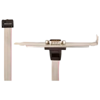 Cablu video Cablexpert IDC10 + VGA 0.25 m / Black